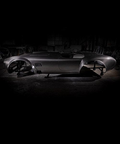 the shelby cobra race car gets 800 HP into 88-pound carbon fiber body