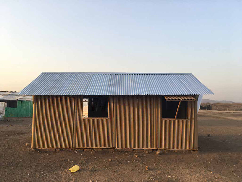 shigeru ban's refugee shelters create long-term housing for asylum seekers in kenya