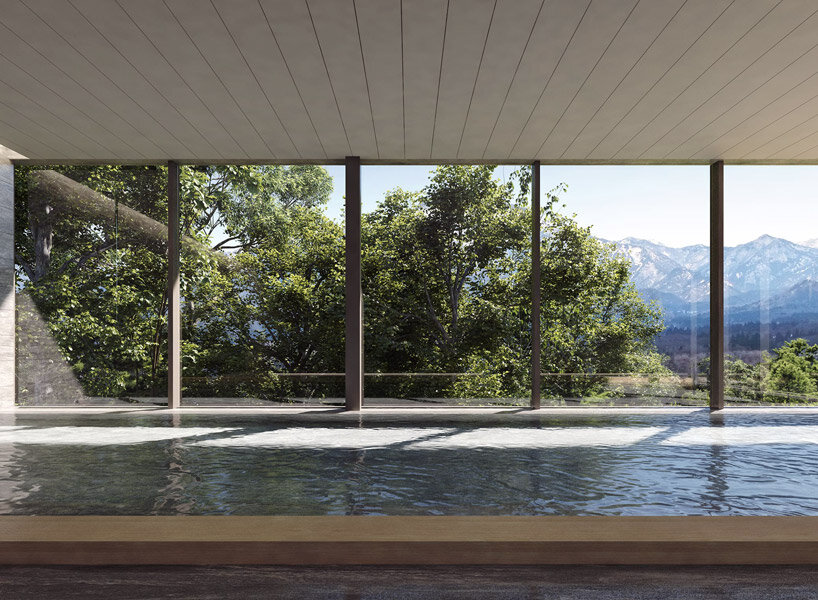 ‘field suite spa’ of kengo kuma and snow peak invites guests to soak in nature in japan