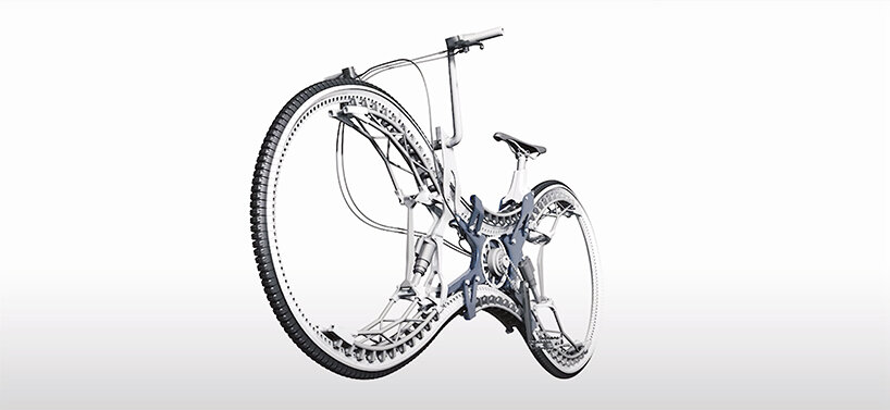 designer stephan henrich prototypes an all-wheel beach & city bike dubbed 'the infinity'
