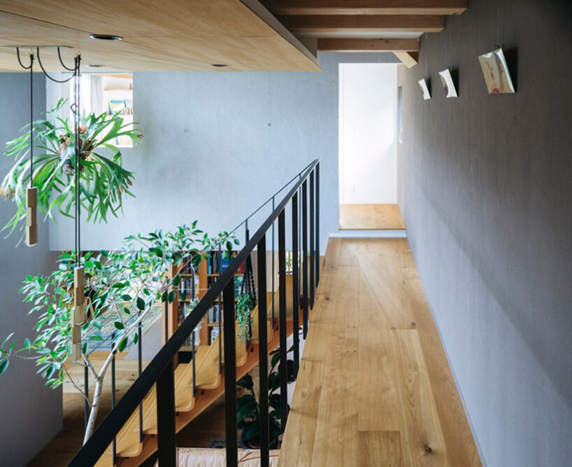 green patios cut out 'nightingale house' in suburban japan