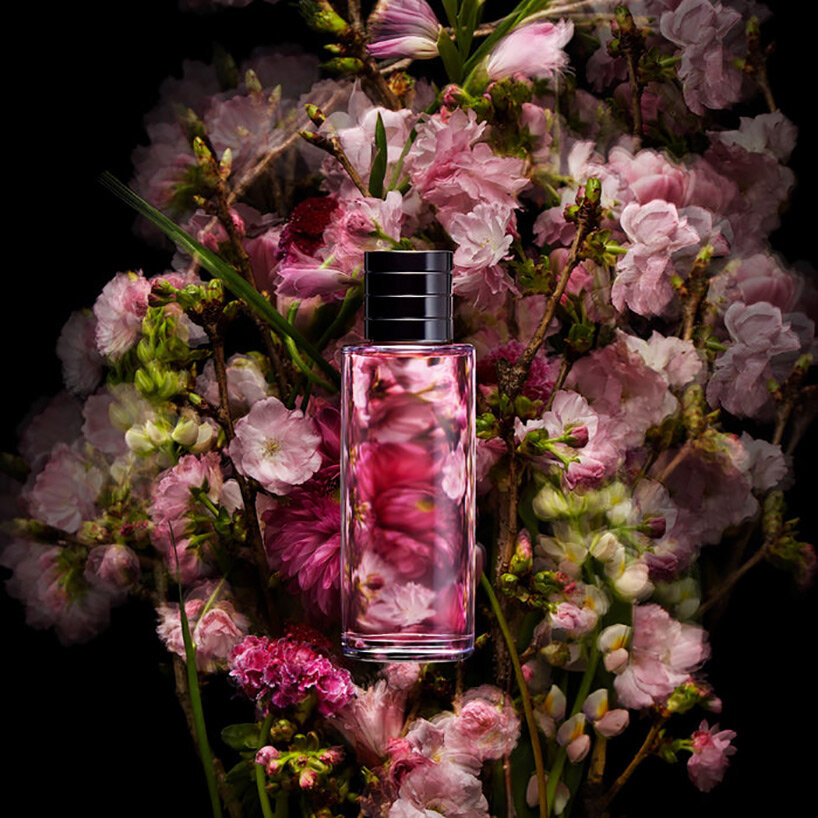 azuma makoto creates ethereal floral sculptures for dior's latest fragrance  collection