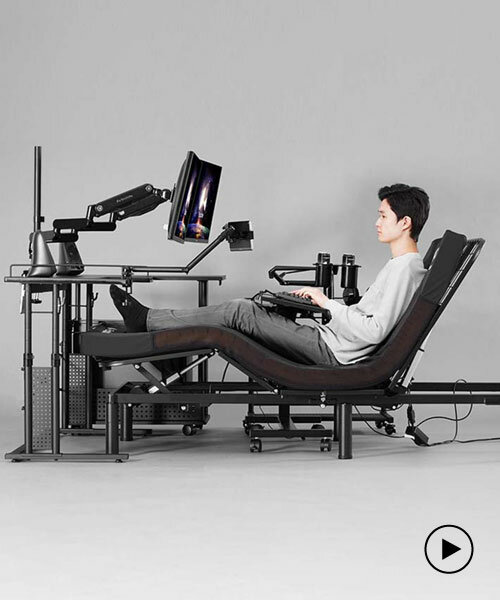 the bauhütte gaming chair: sitting, streaming, and sleeping all in a single setup