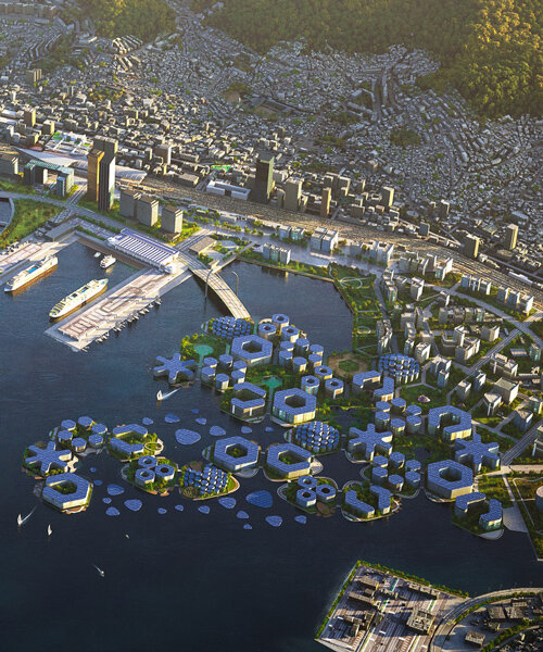 bjarke ingels group updates its floating city in south korea: here's the latest design