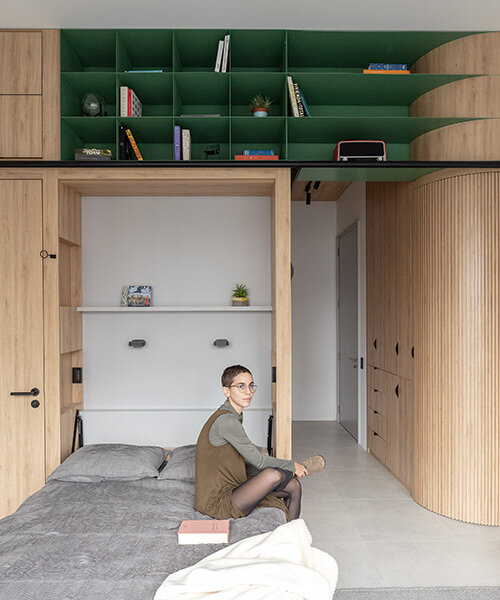 doméstico-microliving triggers traditional dwelling limit with a single shape