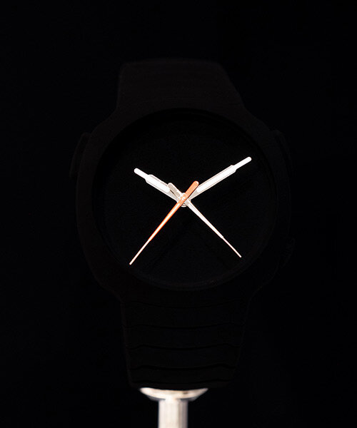 covered in vantablack®, h. moser & cie.'s blacker than black watch seems to disappear