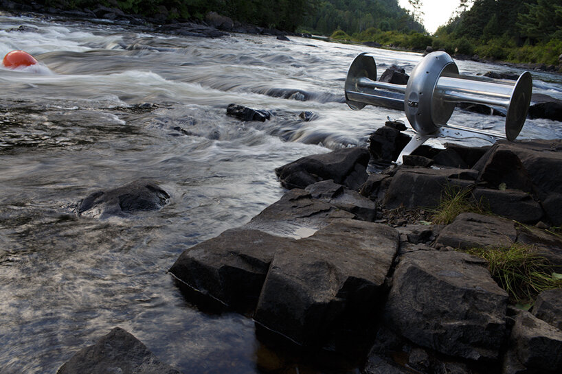 idénergie's river sustainable turbine converts river flow into electricity