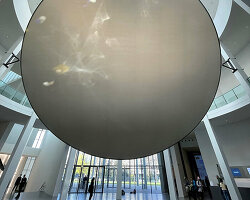 olafur eliasson suspends reflective 'solar energy 22' installation in pinakothek der moderne