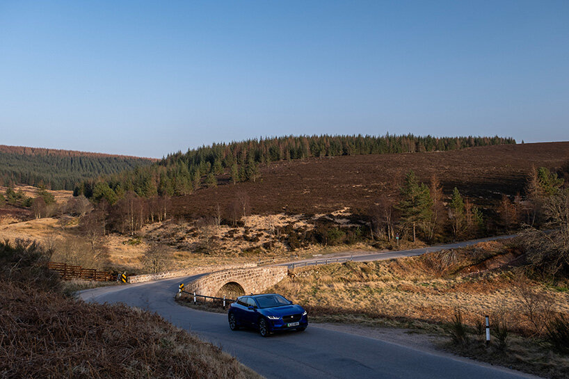 jaguar I-pace drive: scottish grand tour of design, art and whisky