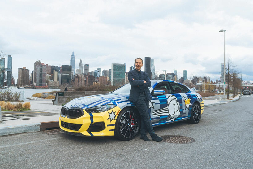 JEFF KOONS X BMW: سيارة فنية موقعة من الفنان تُباع في مزاد كريستي الخيري مقابل 475 ألف دولار