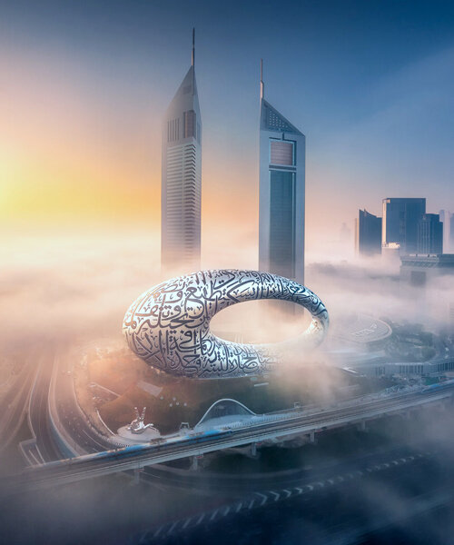 new images unveiled of dubai's larger-than-life 'museum of the future'