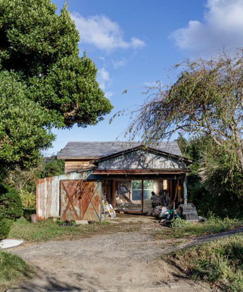 kurosawa kawaraten transforms neglected house in rural japan into low-budget home office