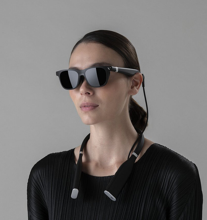 LAYER's smart eyewear system for viture displays a 120-inch virtual screen