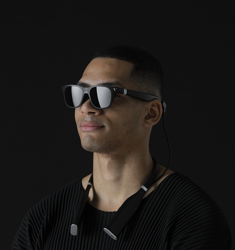 LAYER's smart eyewear system for viture displays a 120-inch virtual screen