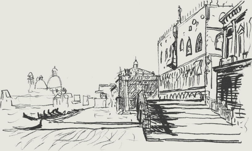 an autobiography in photos: view the drawings and travel sketches of Louis Kahn in a new book set