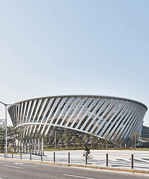 HAEAHN architecture shapes national aviation museum of korea as multi-faceted sculpture
