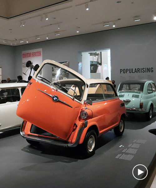 inside norman foster's 'motion' exhibition: the parallel worlds of automobile, art & architecture