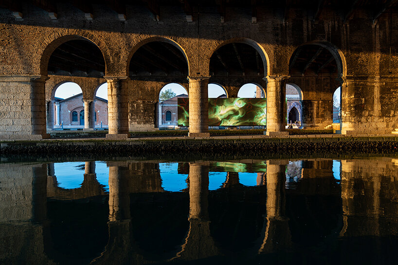wu tsang's 'of whales' immense digital installation at