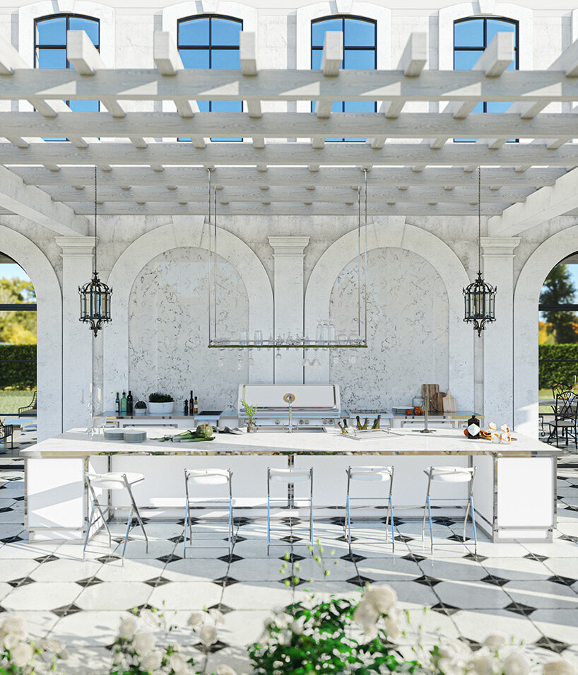 officine gullo brings the heart of the home outside with outdoor tailor-made kitchens