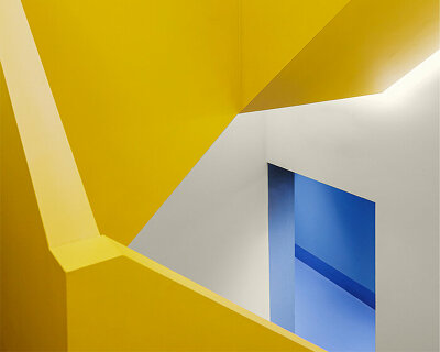 'vitamin' shades adorn the new YellowSquare hostel branch in florence, italy