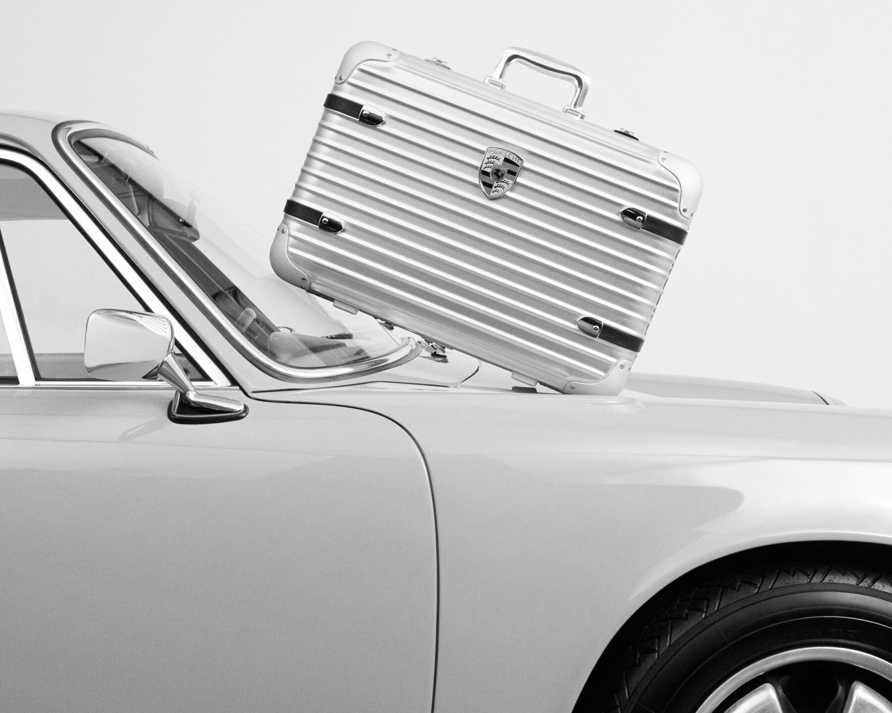 RIMOWA x porsche collaborate to debut limited edition hand-carry case