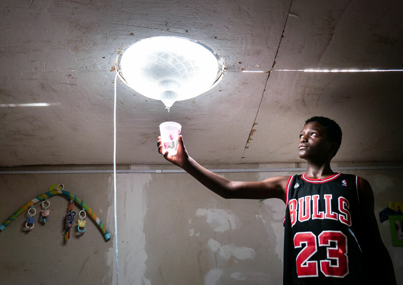 The Solar Desalination Skylight is a low-tech way to produce drinking water