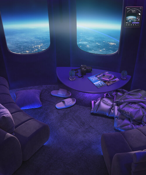 space perspective unveils interiors of the world's first zero-emission 'spaceship neptune'