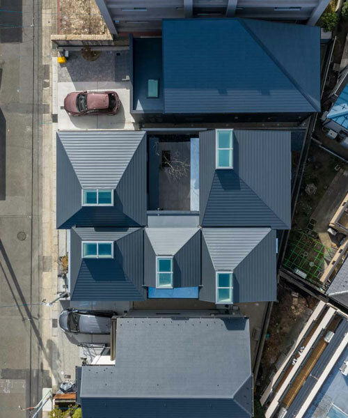 5 roof lanterns illuminate this family home in japan by suzuki takamasa architects