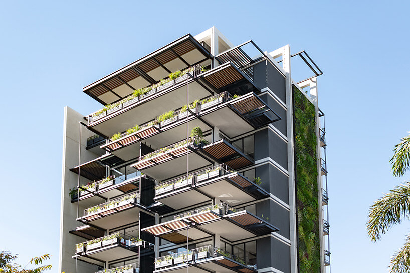 studio saxe's passive residential tower with green terraces rises in costa rican urban context