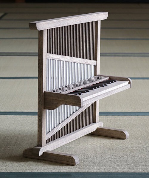 yamaha design laboratory recreates toy pianos as traditional japanese furniture