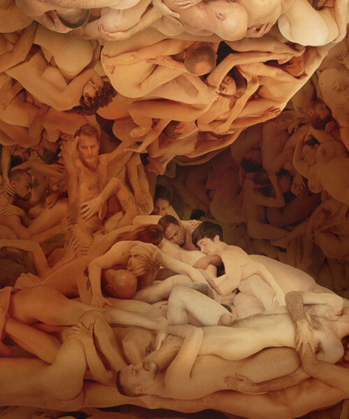 angelo musco’s latest piece depicts thousands of nude bodies forming a vast landscape