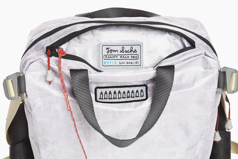 tom sachs launches exclusive 'rocket factory fanny pack pro'