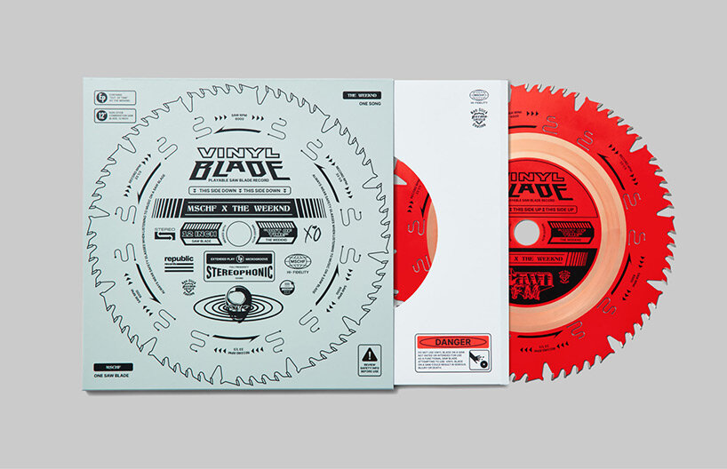 the weeknd teams up with MSCHF to create limited vinyl pressed on actual  saw blade