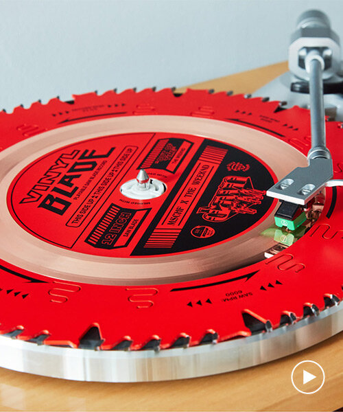 the weeknd teams up with MSCHF to create limited vinyl pressed on actual saw blade
