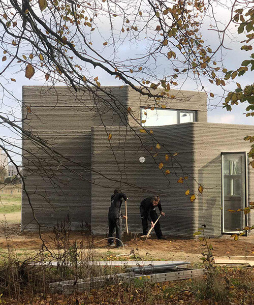 danish startup builds first 3D printed concrete tiny house in europe