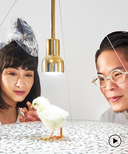 IED's alumni yellowdot studio goes egg-stra with pendant lamp 'hatch'