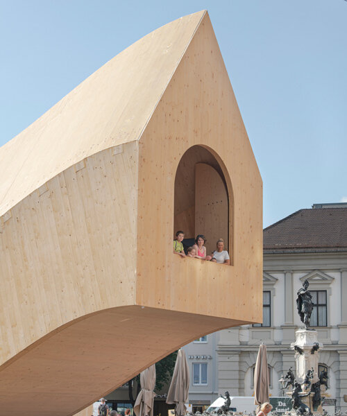 MVRDV's pavilion honors 500 years of fuggerei, world's oldest social housing complex