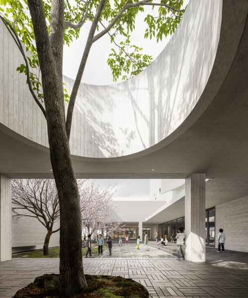 OPEN's shanfeng academy building will take shape as a cluster of carved volumes in suzhou