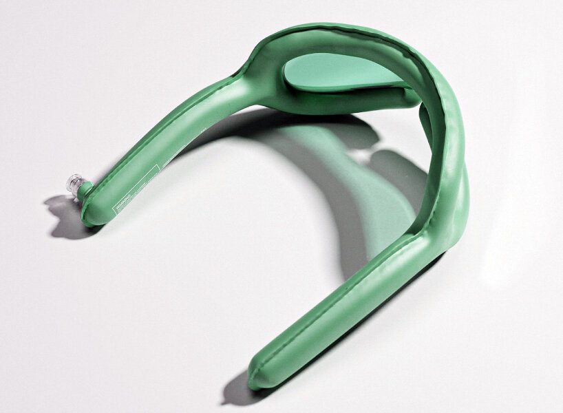 conceptual, inflated eyewear explores inflatable trend in fashion