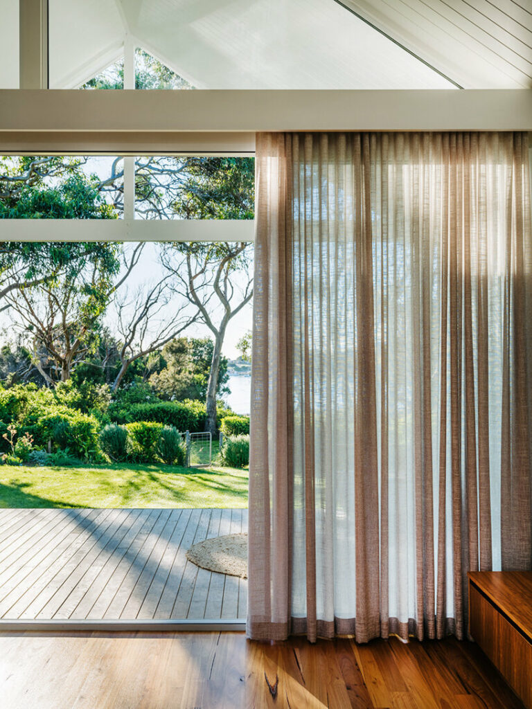 ancher architecture reinterprets traditional cottages of bicheno, tasmania