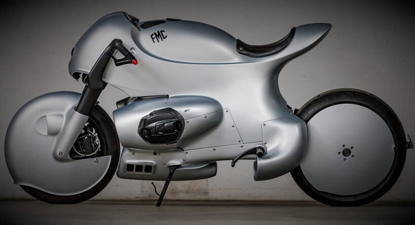 this custom built BMW R nineT is a sleek retro-futuristic ride