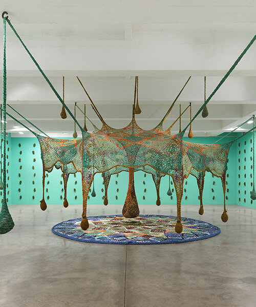 ernesto neto highlights the cycles of nature in latest installation at tanya bonakdar gallery