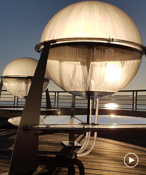 HelioWater spheres use solar power to turn seawater into clean drinking water