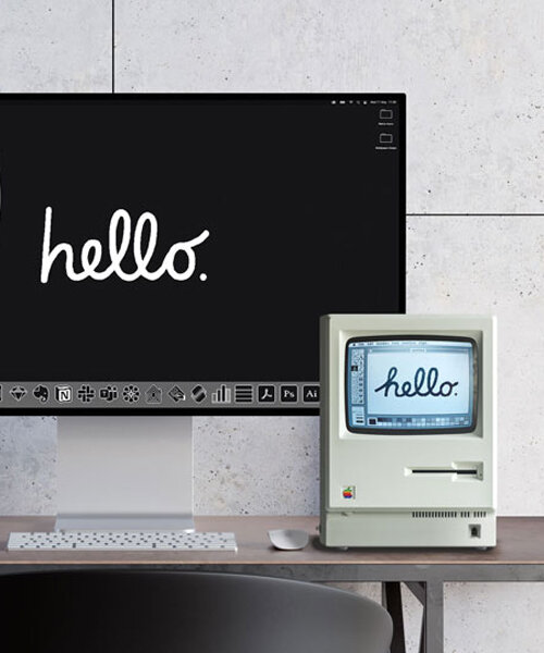 ben vessey retrofies the macOS interface with old school icons and wallpapers