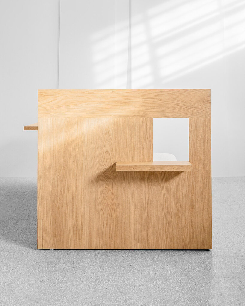 konstantin grcic crafts furniture pieces which create space as 'micro-architecture'