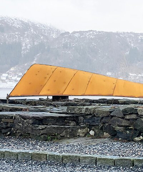'new horizon' public artwork engages local youth in western norway