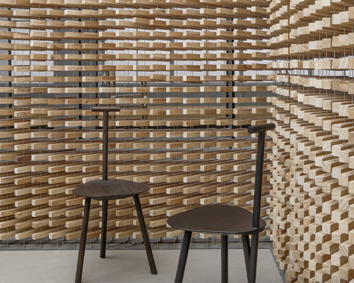 nest-like workshop & exhibition space by YI+MU takes cues from spirituality