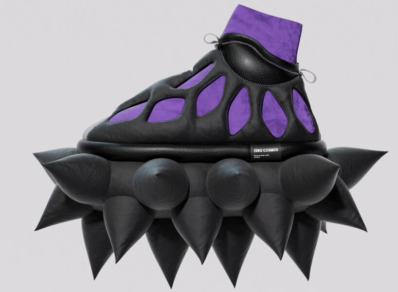 these puffy conceptual shoes from UV-Zhu are inspired by inflatables and mutated creatures