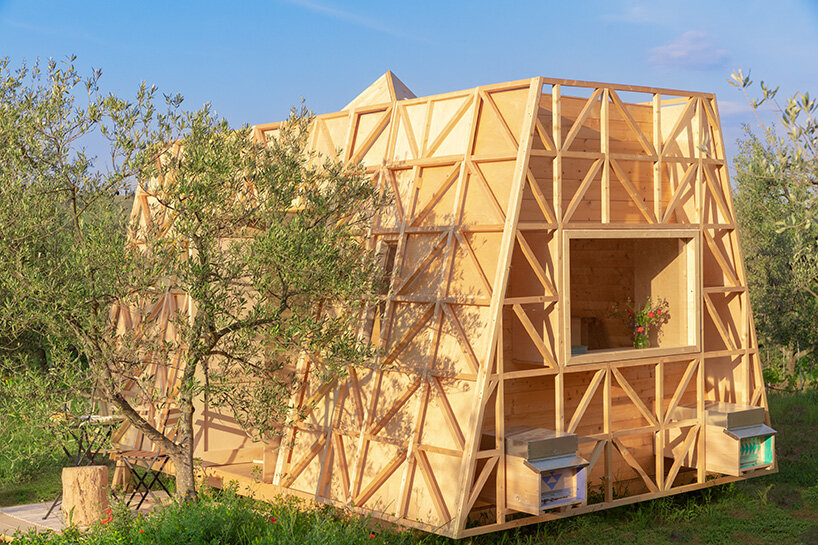 sleep surrounded by 1 million bees in this 'air bee & bee' in southern italy