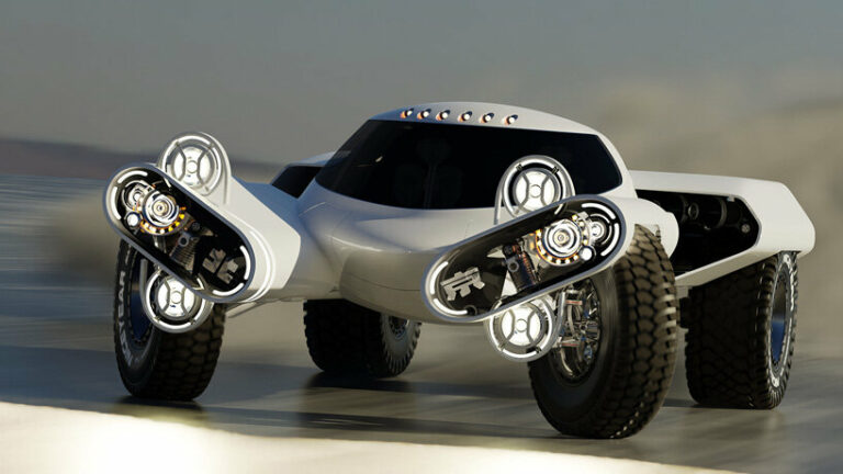 meet the huntress, an electric off-road concept car with independent ...